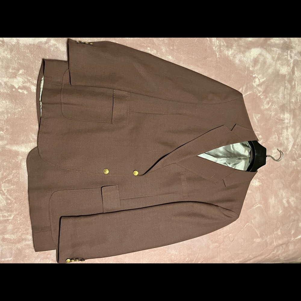 Taupe suit jacket